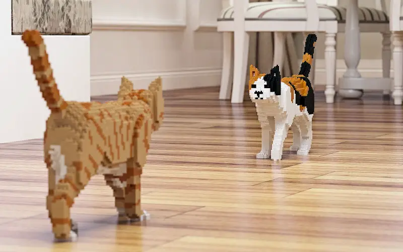 Lego cat sculpture outlet