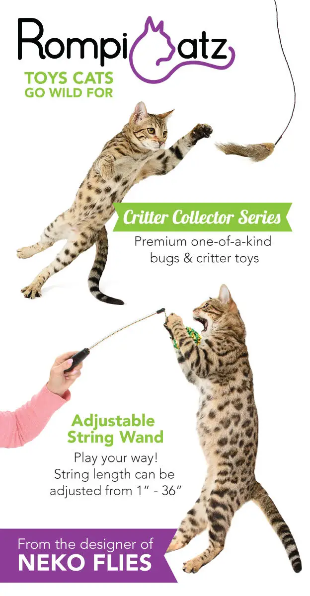 Great Interactive Cat Toys Neko Flies Toys Several to choose from Bugs to Wand 
